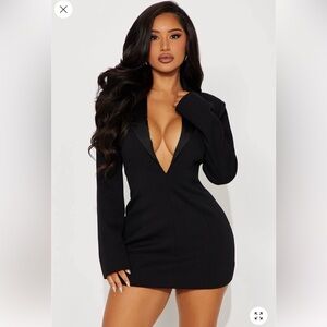 Elegant Black Women's Dress